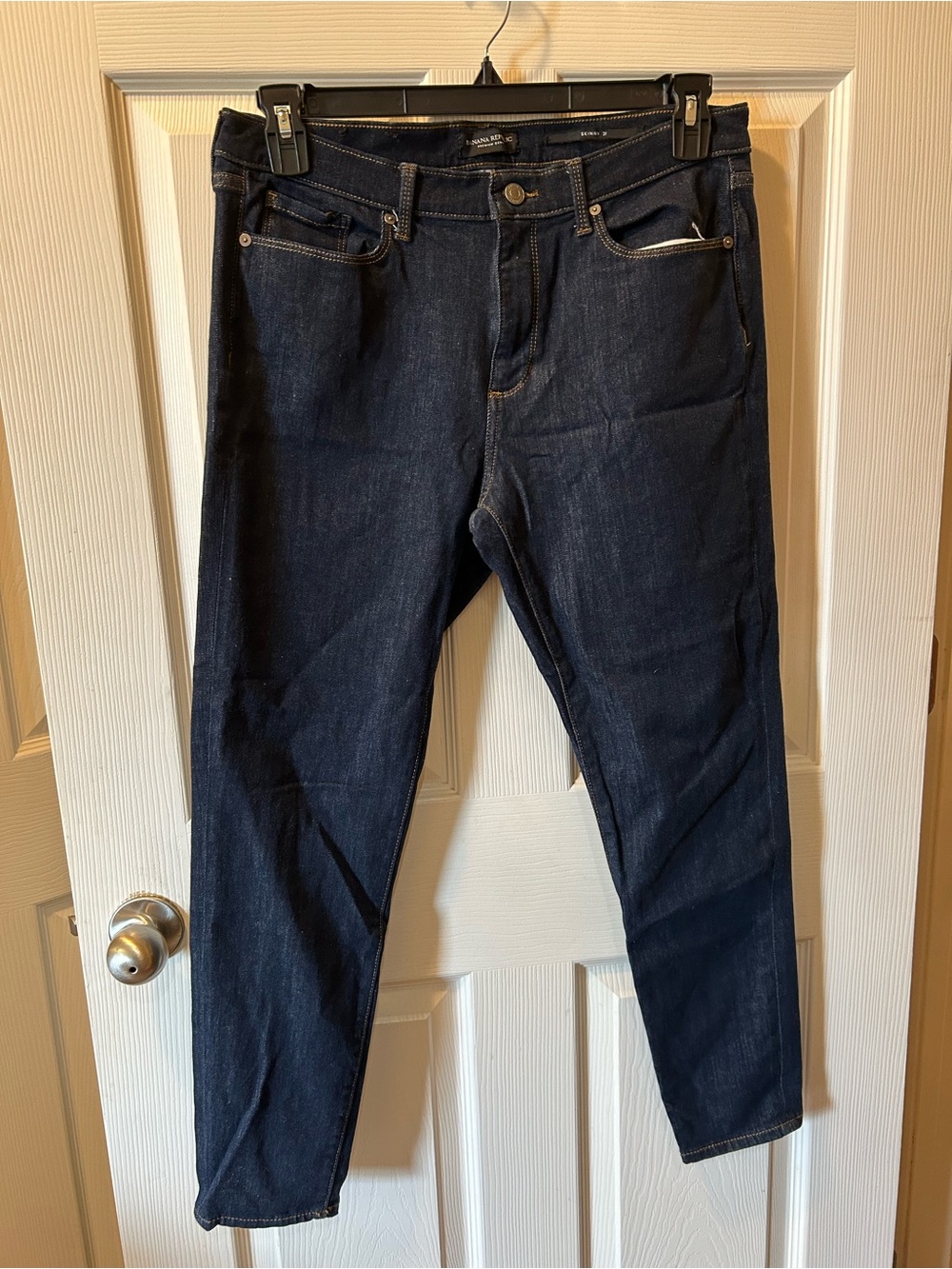 Banana Republic 31 Women's Dark Blue Skinny Jeans Pre-Owned Like New EUC